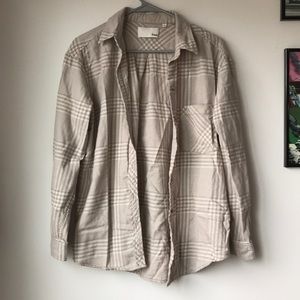 Aritzia Boyfriend Overszied Flannel
